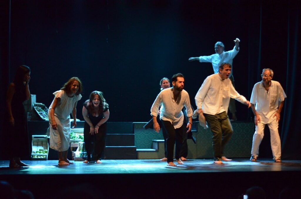 una immagine dello spettacolo Masaniello andato in scena al Teatro Marconio di Roma per la regia Di Alessia Oteri